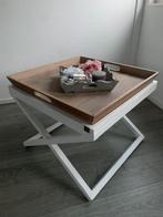 Salon tafel nieuw, 50 tot 100 cm, Rond, Ophalen of Verzenden, Zo goed als nieuw