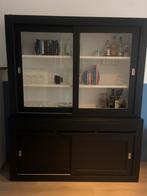 Moderne Buffetkast met Schuifdeuren, Huis en Inrichting, Kasten | Buffetkasten, Ophalen, Gebruikt, Eikenhout, 200 cm of meer