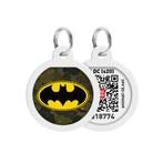 WAUDOG Batman Green QR Pet Tag 25 mm Ruim -40% OFF!!!, Dieren en Toebehoren, Ophalen of Verzenden, Nieuw