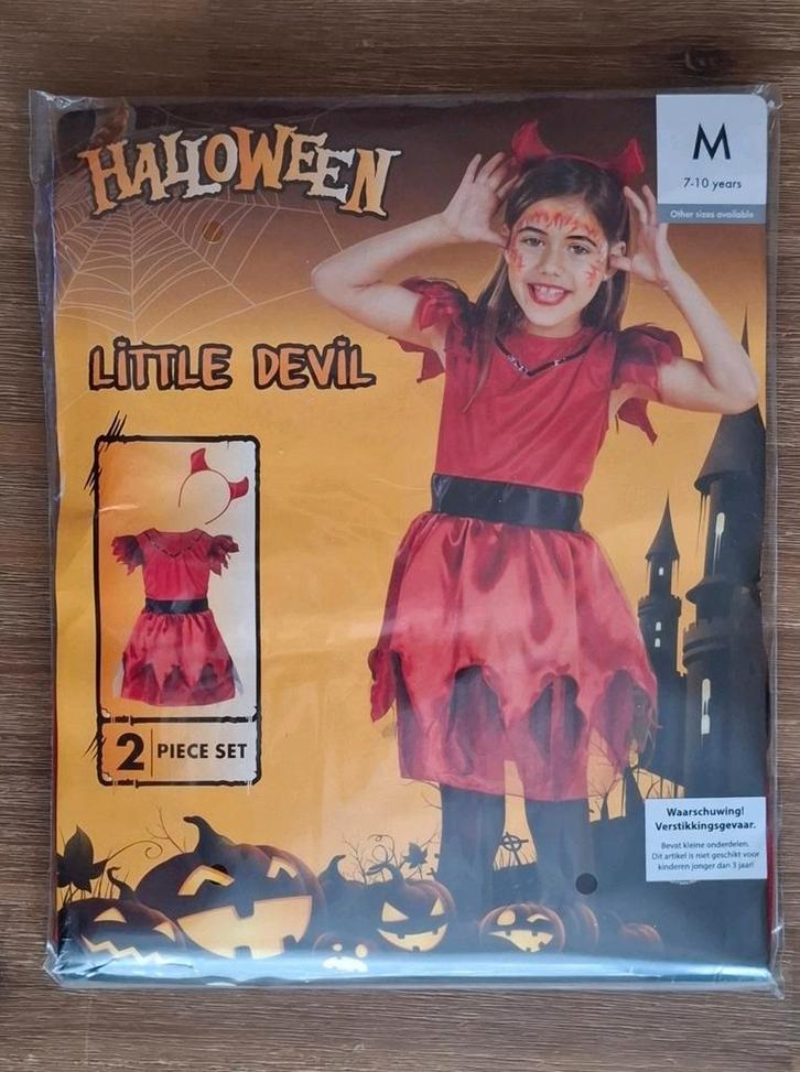 Halloween verkleedset "Little Devil" voor meisjes 7-10 jaar, Kinderen en Baby's, Carnavalskleding en Verkleedspullen, Nieuw, Meisje
