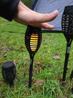 Solar Tuinfakkel - LED Tuinlamp, Tuin en Terras, Buitenverlichting, Zonne-energie, Gebruikt, Minder dan 50 watt, Overige typen