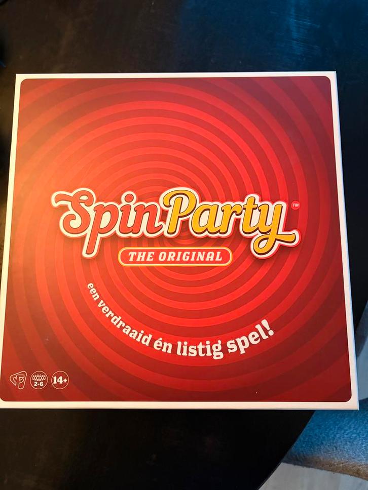 Spin Party The Original - Gezelschapsspel, Hobby en Vrije tijd, Gezelschapsspellen | Bordspellen, Nieuw, Drie of vier spelers