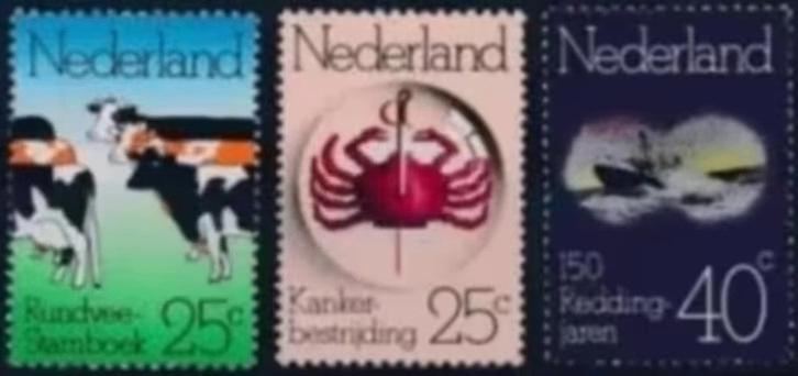 Nederland NVPH 1052 1054 (pf), Postzegels en Munten, Ophalen of Verzenden, Na 1940, Postfris