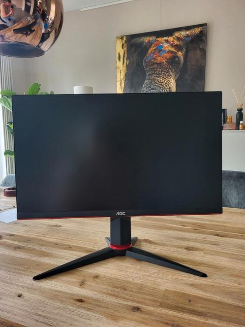 AOC 24G2U/BK - 24 inch Gaming Monitor - Nieuwstaat, Computers en Software, Monitoren, Zo goed als nieuw, DisplayPort, HDMI, VGA