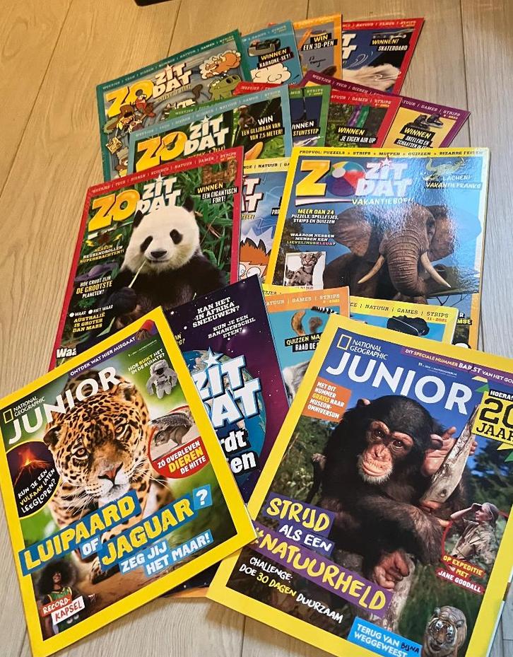 Kindertijdschriften Zo zit dat 2023 en meer, Boeken, Tijdschriften en Kranten, Zo goed als nieuw, Wetenschap en Natuur, Ophalen of Verzenden