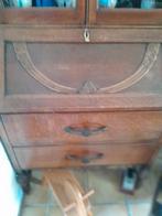 Antieke Secretaire met Vitrinekast, Ophalen