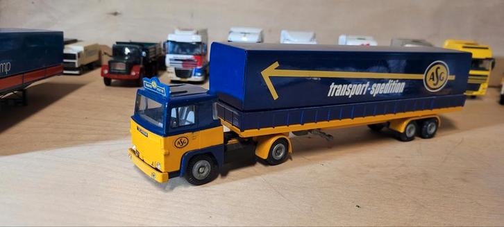 Tekno Scania 141 ASG, Hobby en Vrije tijd, Modelauto's | 1:50, Zo goed als nieuw, Bus of Vrachtwagen, Tekno, Ophalen of Verzenden