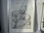 2 stuks Art print posters Josep Maria Subirachs, Rechthoekig Staand, Met lijst, Ophalen of Verzenden, Zo goed als nieuw