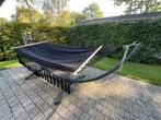 "Hangmat te koop wegens verhuizing. Alleen deze week nog., Ophalen, Gebruikt, Meerpersoons, Met standaard