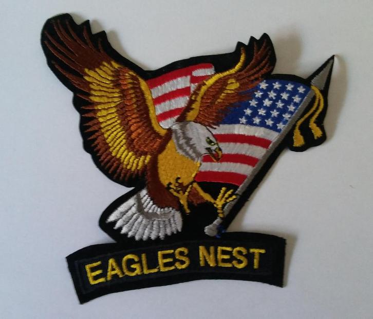 Eagles nest Amerikaanse adelaar vlag patch, Hobby en Vrije tijd, Naaien en Fournituren, Nieuw, Ophalen of Verzenden