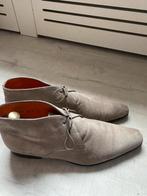 Santoni grijze suede nette schoenen, Kleding | Heren, Schoenen, Overige kleuren, Ophalen of Verzenden, Zo goed als nieuw, Werkschoenen