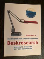 Deskresearch - Maarten van Veen & Kees Westerkamp, Ophalen of Verzenden, Zo goed als nieuw, HBO