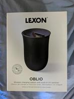 Lexon Oblio LH59 draadloze oplader met UV-reiniging - Zwart, Ophalen of Verzenden, Nieuw, Apple iPhone