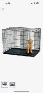 Honden bench 121x74x81cm (met tussenschot), Dieren en Toebehoren, Ophalen, Zo goed als nieuw