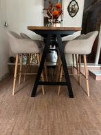 Bartafel met stoelen jysk, Huis en Inrichting, Tafels | Eettafels, Ophalen, 100 tot 150 cm, 50 tot 100 cm, Zo goed als nieuw
