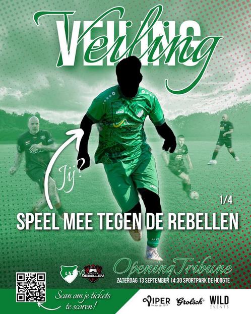 PLEK 3: DROOM JE VAN DE BASIS BIJ LTC? DIT IS JOUW MOMENT!, Tickets en Kaartjes, Sport | Voetbal, Eén persoon