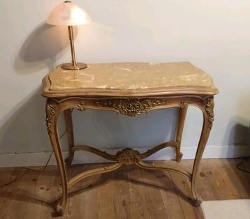 Prachtige Louis XVI Franse marmeren tafel 
