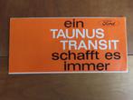 Compacte uitvouwfolder Ford Taunus Transit 1958, Ford, Ophalen of Verzenden, Zo goed als nieuw, Ford
