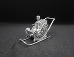 zilveren miniatuur, arrenslee, Antiek en Kunst, Ophalen