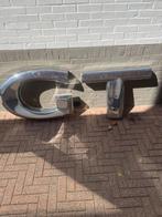 GT Logo Chroom - Auto Decoratie net led verlichting, Auto-onderdelen, Ophalen of Verzenden, Gebruikt, Achterklep