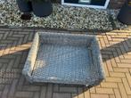 Grijze wicker hondenmand - zo goed als nieuw, Dieren en Toebehoren, Ophalen, Zo goed als nieuw