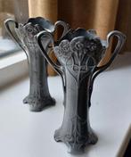 WMF Art Nouveau Jugendstil vaasjes ca 1900-1910 Duitsland, Antiek en Kunst, Antiek | Tin, Ophalen of Verzenden