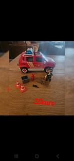 Brandweer auto, Kinderen en Baby's, Speelgoed | Playmobil, Ophalen of Verzenden, Zo goed als nieuw