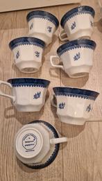 7 Wedgwood Springfield Kopjes en schotels, Huis en Inrichting, Keuken | Servies, Gebruikt, Ophalen of Verzenden, Wedgwood, Kop(pen) en/of Schotel(s)