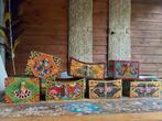 Tibetaanse kistjes handbeschilderd Tibet kist handwerk, Huis en Inrichting, Woonaccessoires | Kisten, Minder dan 50 cm, Ophalen of Verzenden