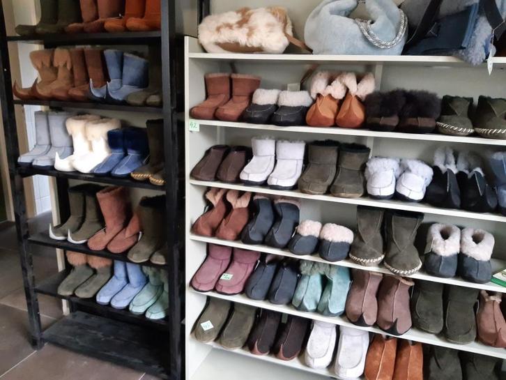 Pantoffels Maat 39 Texel Eigen Atelier Lamsbont Warme Voeten, Kleding | Dames, Schoenen, Nieuw, Pantoffels of Sloffen, Groen, Ophalen of Verzenden