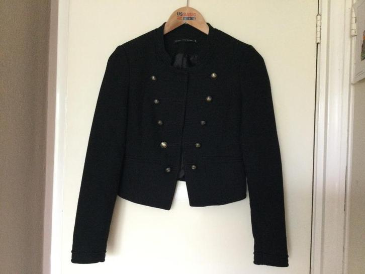 Jasje, Kleding | Dames, Jasjes, Kostuums en Pakken, Zo goed als nieuw, Jasje, Maat 34 (XS) of kleiner, Zwart, Ophalen of Verzenden