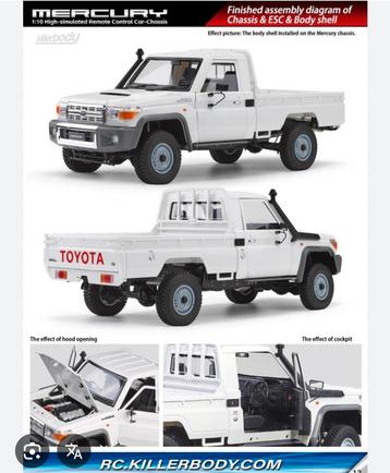 Killerbody Mercury chassis Toyota landcruiser crawler/scaler beschikbaar voor biedingen