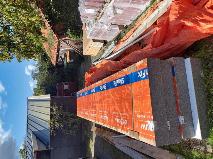 Isobouw slimfix spoor 500x102 cm isolatie 6.3 nog 2 stuks, Doe-het-zelf en Verbouw, Isolatie en Afdichting, Nieuw, Overige materialen