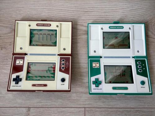 Nintendo game & watch: donkey kong en greenhouse, Spelcomputers en Games, Spelcomputers | Nintendo Game Boy, Gebruikt, Overige modellen