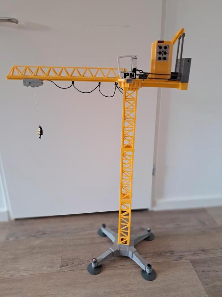 Playmobil Hijskraan - Bouwplezier!, Kinderen en Baby's, Speelgoed | Overig, Gebruikt, Jongen of Meisje, Ophalen of Verzenden