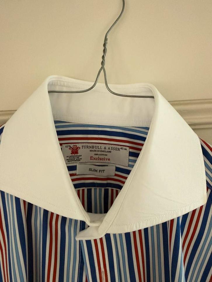 Shirt, Turnbull & Asser. Jermyn street. London, Kleding | Heren, Overhemden, Gedragen, Halswijdte 39/40 (M), Overige kleuren, Verzenden