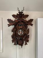 Antieke Jacht Koekoeksklok met Melodie & Carrousel - Perfect, Ophalen of Verzenden