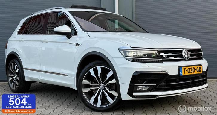 Volkswagen Tiguan 2.0 TSI 4M. R-Line Pano.dak/Trekhaak/Virit, Auto's, Volkswagen, Bedrijf, Te koop, Tiguan, 360° camera, 4x4, ABS