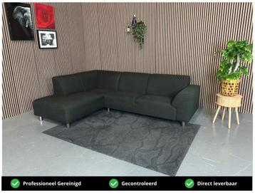 GRATIS LEVERING Hoekbank Antraciet 280x200 REFURBISHED beschikbaar voor biedingen