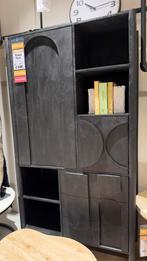 Bergkast Murcia Mango Hout Zwart, Ophalen, Zo goed als nieuw, Minder dan 150 cm, Minder dan 100 cm