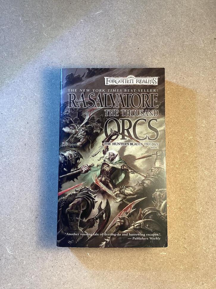 Forgotten Realms – The Thousand Orcs, Boeken, Fantasy, Gelezen, Ophalen of Verzenden