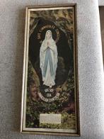 Maria Lourdes in lijst, Antiek en Kunst, Antiek | Religie, Ophalen of Verzenden