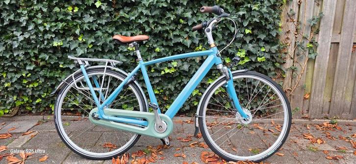 Zeer nette blauwe gazelle orange c7, 3 maanden garantie, Fietsen en Brommers, Fietsen | Heren | Herenfietsen, Zo goed als nieuw