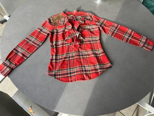 Nieuwe geruite Ralph Lauren Rugby blouse, mt 8 = S, Kleding | Dames, Blouses en Tunieken, Nieuw, Maat 36 (S), Rood, Verzenden