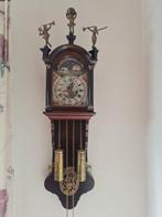 Antieke Friese Staartklok met Speelfiguren, Antiek en Kunst, Antiek | Klokken, Ophalen of Verzenden