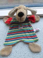 Knuffeldoek hond merk Sigikid vrolijk gekleurd gestreept, Ophalen of Verzenden, Zo goed als nieuw, Hond