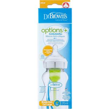 Dr. Brown's Options anti-colic brede halsfles 270ml beschikbaar voor biedingen