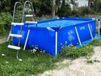 Intex Frame Pool - Zwembad 300x200x75cm met veel accesoires, 200 tot 400 cm, Gebruikt, Rechthoekig, Opzetzwembad