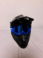 Crossbril blauw spiegelglas - Nieuw, Motoren, Kleding | Motorhelmen, Ophalen of Verzenden, Nieuw zonder kaartje, Offroadhelm, Heren