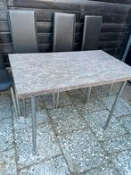 Vintage tafel, Tuin en Terras, Tuintafels, Ophalen of Verzenden, Zo goed als nieuw, Rechthoekig